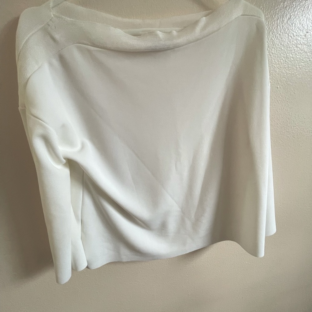 Zara White Blouse worn Once